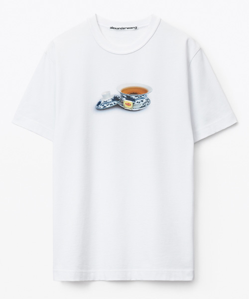 T-29201ALEXANDER WANGTEACUP GRAPHIC TEE IN COMPACT JERSEY[매장가-40만원대]